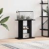Suport pentru acvariu, stejar negru, 60x30x60 cm, lemn stratificat