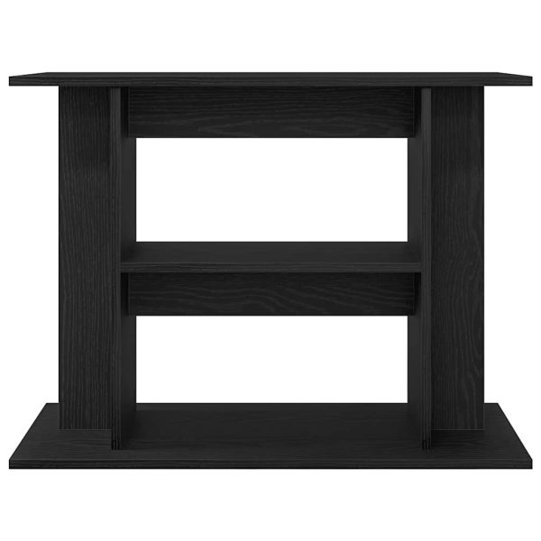 Suport acvariu Stejar negru 80x35x60 cm Lemn prelucrat
