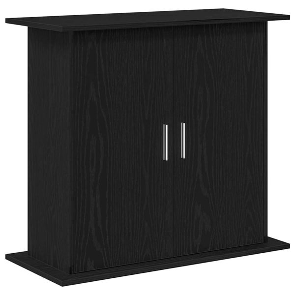 Suport pentru acvariu, stejar negru, 81x36x73 cm, lemn stratificat