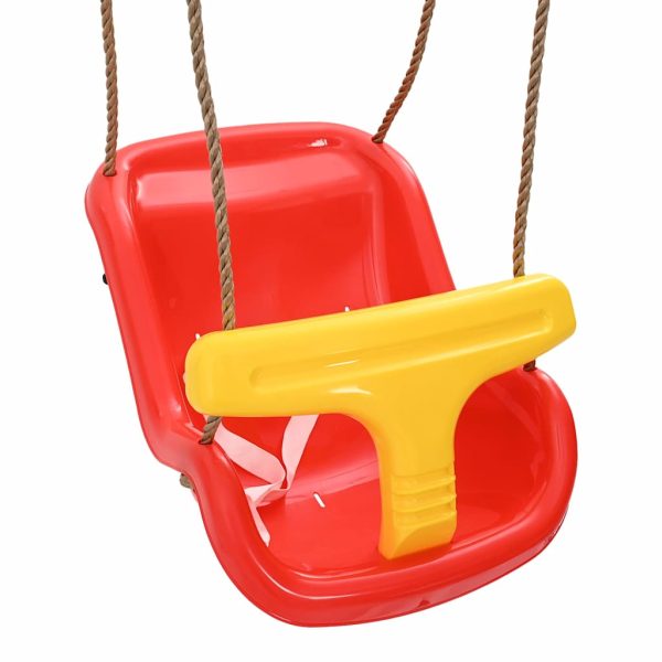 Leagăn pentru bebeluși 2 pcs Roșu 36 x 43 x 42 cm Plastic