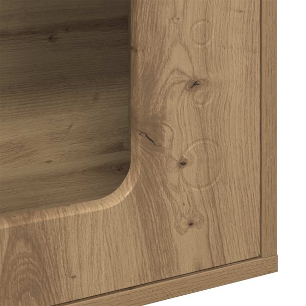 Casa pentru pisici Stejar artizanal 51 x 30 x 42,5 cm