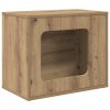 Casa pentru pisici Stejar artizanal 51 x 30 x 42,5 cm