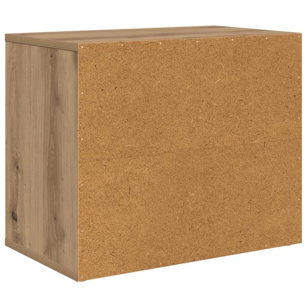 Casa pentru pisici Stejar artizanal 51 x 30 x 42,5 cm