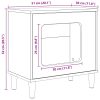 Casa pentru pisici Negru 51 x 30 x 52 cm Lemn compozit