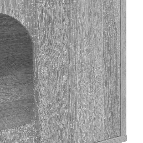 Casa pentru pisici Gri Sonoma 51 x 30 x 52 cm Lemn compozit