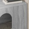 Casa pentru pisici Gri Sonoma 51 x 30 x 52 cm Lemn compozit
