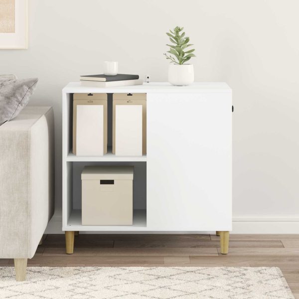Casa pentru pisici Alb 72 x 42.5 x 70 cm Lemn compozit