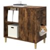 Casa pentru pisici Stejar fumuriu 72 x 42.5 x 70 cm