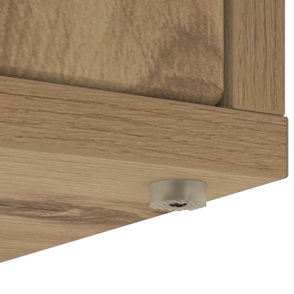 Casa pentru pisici Stejar artizanal 42,5 x 40 x 53,5 cm