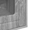 Casa pentru pisici Gri Sonoma 53 x 52 x 62 cm Lemn compozit