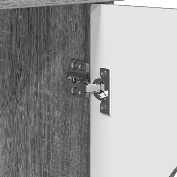 Casa pentru pisici Gri Sonoma 53 x 52 x 62 cm Lemn compozit