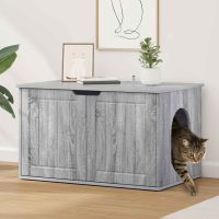 8721364533370_mo-im_en_px16_1 Casa pentru pisici Gri Sonoma 85 x 55 x 50,5 cm Lemn compozit