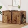 Casa pentru pisici Lemn vechi 85 x 55 x 50,5 cm Lemn compozit