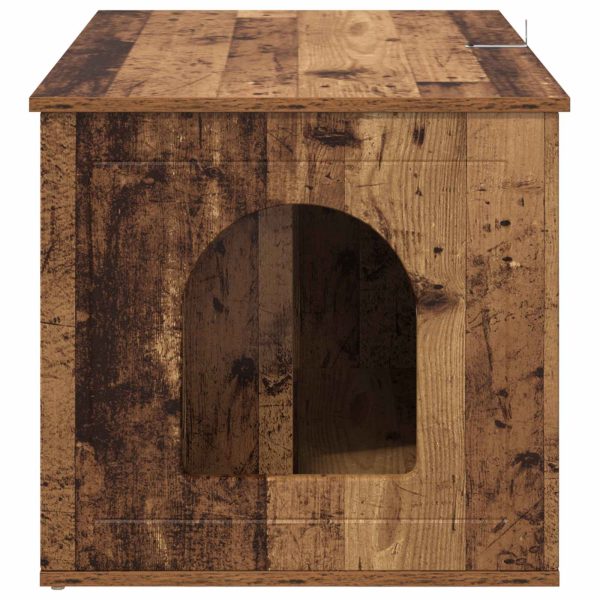 Casa pentru pisici Lemn vechi 85 x 55 x 50,5 cm Lemn compozit