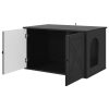Casa pentru pisici Negru 85 x 55 x 50,5 cm Lemn compozit
