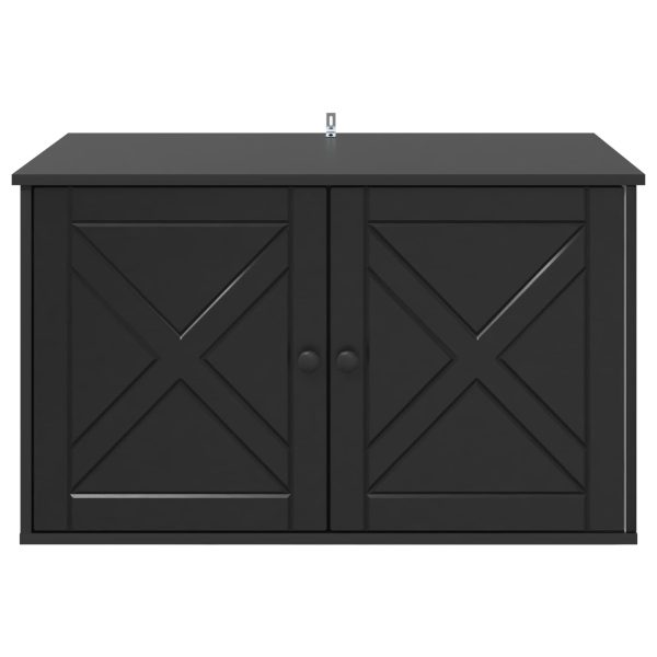 Casa pentru pisici Negru 85 x 55 x 50,5 cm Lemn compozit