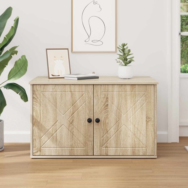 Casa pentru pisici Sonoma 85 x 55 x 50,5 cm Lemn compozit