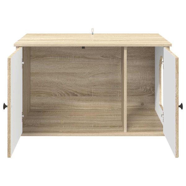 Casa pentru pisici Sonoma 85 x 55 x 50,5 cm Lemn compozit