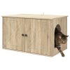 Casa pentru pisici Sonoma 85 x 55 x 50,5 cm Lemn compozit