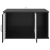Casa pentru pisici Negru 85 x 55 x 50 cm Lemn compozit