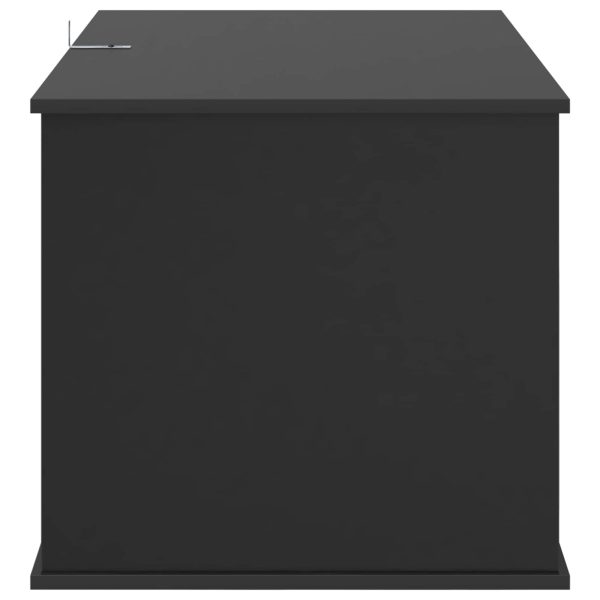 Casa pentru pisici Negru 85 x 55 x 50 cm Lemn compozit