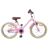 Bicicletă pentru Copii 18 Inci pentru 5-7 ani Roz deschis
