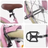 Bicicletă pentru Copii 22 Inci pentru 7-12 ani Roz deschis