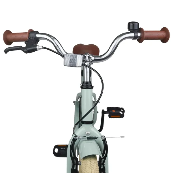 Bicicletă pentru Copii 18 Inci pentru 5-7 ani Verde deschis