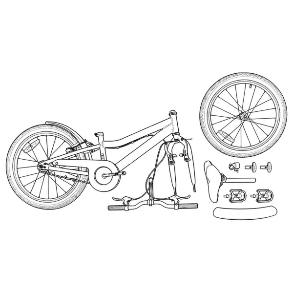 Bicicletă pentru Copii 20 Inci pentru 6-11 ani Albastru deschis