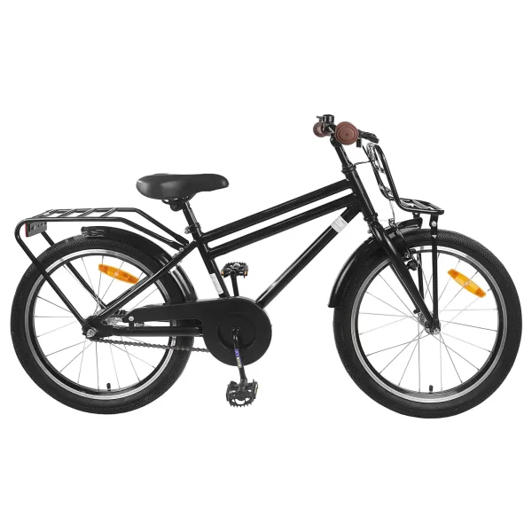 Bicicletă pentru Copii 18 Inci pentru 5-7 ani Negru