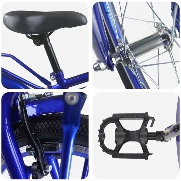 Bicicletă pentru Copii 20 Inci pentru 6-11 ani Albastru închis