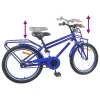 Bicicletă pentru Copii 20 Inci pentru 6-11 ani Albastru închis