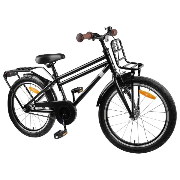 Bicicletă pentru Copii 18 Inci pentru 5-7 ani Negru