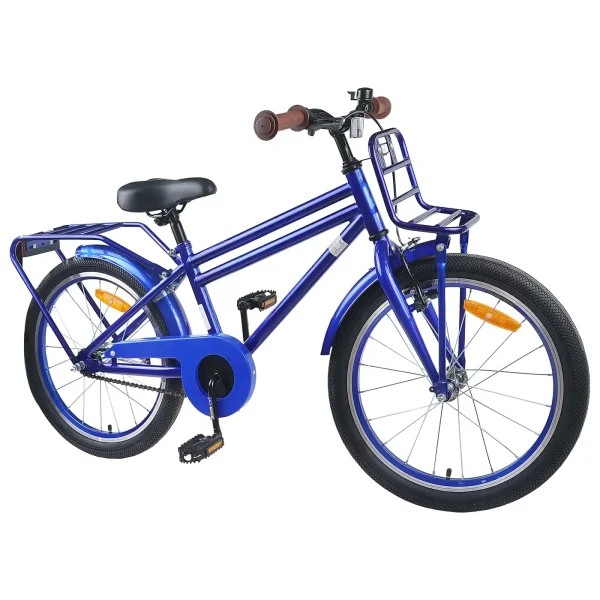 Bicicletă pentru Copii 18 Inci pentru 5-7 ani Albastru închis