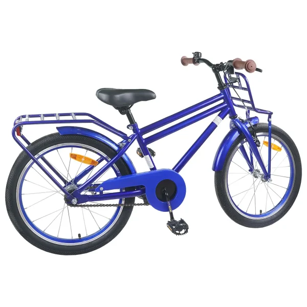 Bicicletă pentru Copii 18 Inci pentru 5-7 ani Albastru închis