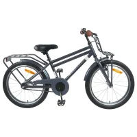 Bicicletă pentru Copii 18 Inci pentru 5-7 ani Gri închis