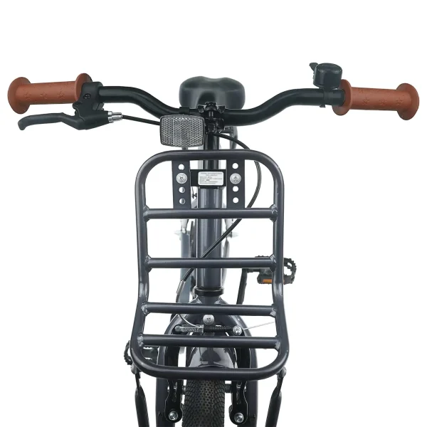 Bicicletă pentru Copii 18 Inci pentru 5-7 ani Gri închis