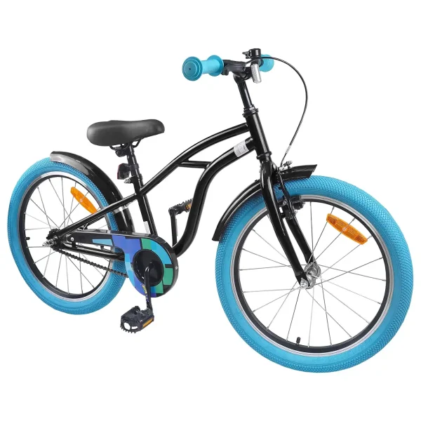 Bicicletă pentru Copii 22 Inci pentru 7-12 ani Negru