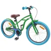 Bicicletă pentru Copii 18 Inci pentru 5-7 ani Verde