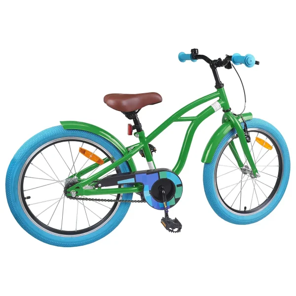 Bicicletă pentru Copii 22 Inci pentru 7-12 ani Verde