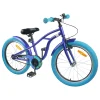 Bicicletă pentru Copii 18 Inci pentru 5-7 ani Albastru închis
