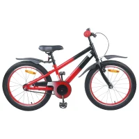 Bicicletă pentru Copii 18 Inci pentru 5-7 ani Albastru Negru