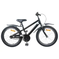 Bicicletă pentru Copii 18 Inci pentru 5-7 ani Negru