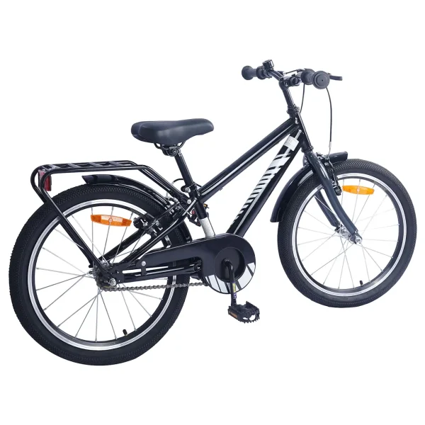 Bicicletă pentru Copii 18 Inci pentru 5-7 ani Negru