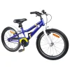 Bicicletă pentru Copii 18 Inci pentru 5-7 ani Albastru Alb