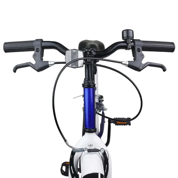 Bicicletă pentru Copii 20 Inci pentru 6-11 ani Albastru Alb