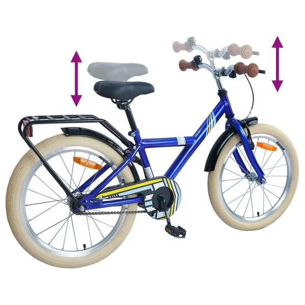 Bicicletă pentru Copii 24 Inci pentru 8-12 ani Albastru închis