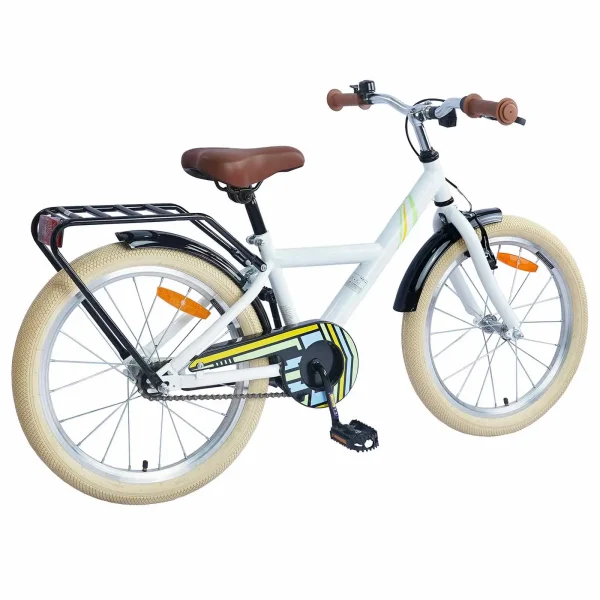Bicicletă pentru Copii 18 Inci pentru 5-7 ani Alb