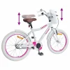 Bicicletă pentru Copii 18 Inci pentru 5-7 ani Alb