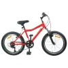 Bicicletă pentru Copii 24 Inci 6-Speed pentru 8-12 ani Roșu
